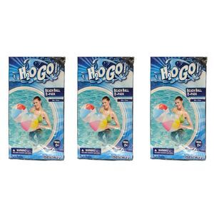 3x H2O GO! Inflatable Beach Ball Pool Party  2 Pack Each Size 20in
